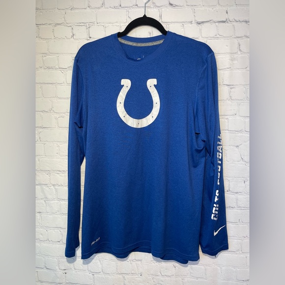 Nike Dri-Fit NFL Indianapolis Colts size medium blue - Picture 1 of 8